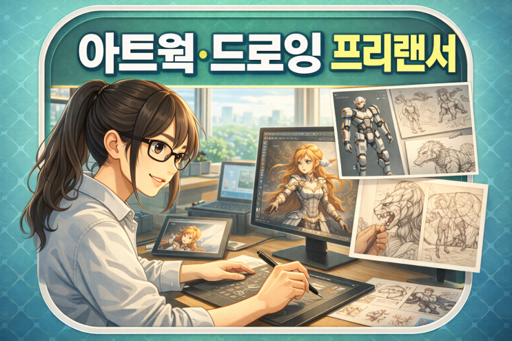  아트웍드로잉 프리랜서｜회사 말고 다른 선택지를 고민한다면