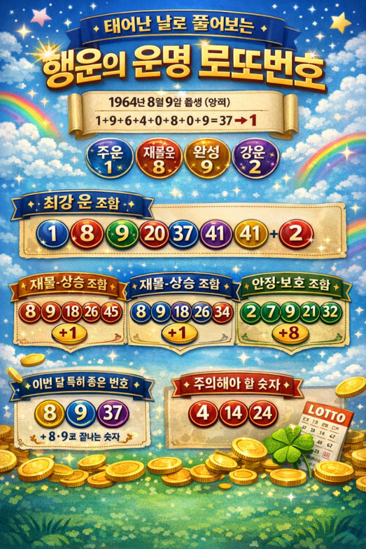  “당신의 생일, 이미 당첨 번호를 알고 있을지도 모릅니다”