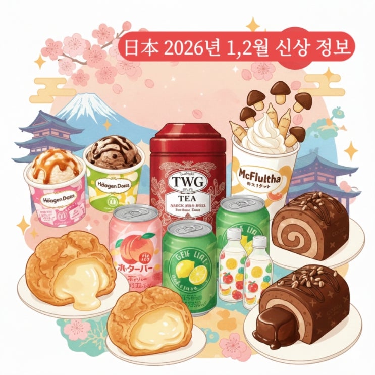 일본 가면 무조건 편의점 털어야 하는 이유 (로손 고디바 슈크림부터 패밀리마트 주술회전까지)