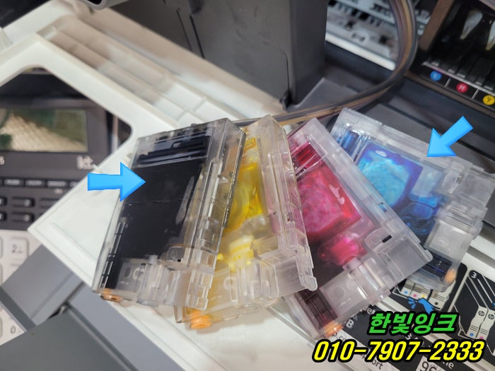  인천 연수구 옥련동 프린터수리 HP9010 소모품시스템문제 잉크공급불량 빠른 출장 점검 서비스
