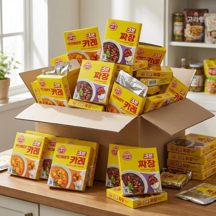  오뚜기 3분 카레 짜장, 쟁여두기 딱 좋은 12+12 대용량 득템 찬스!