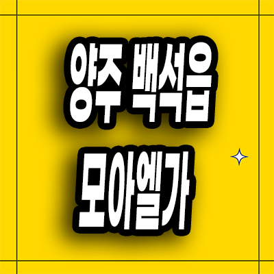  양주 백석읍 복지리 미분양아파트 모아엘가 그랑데 분양가 잔여세대
