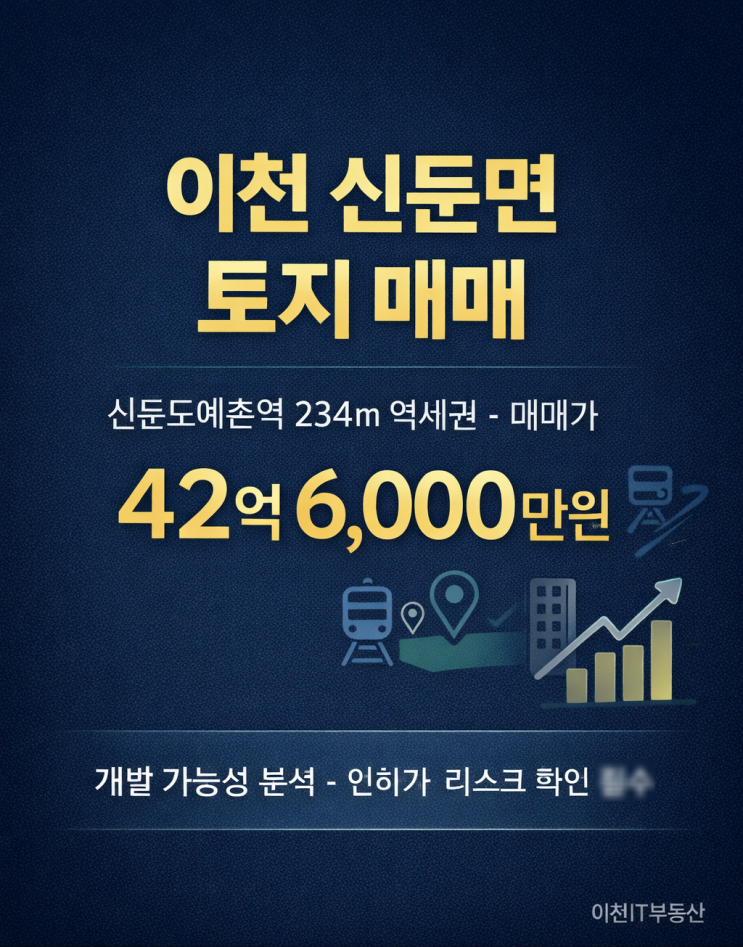  이천 신둔면 토지 매매 | 신둔도예촌역 234m 개발 가능성 분석 - 이천IT부동산