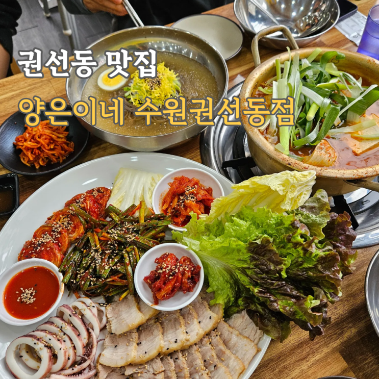  수원 권선동 맛집 발견, 오징어보쌈 동태탕 양은이네 후기