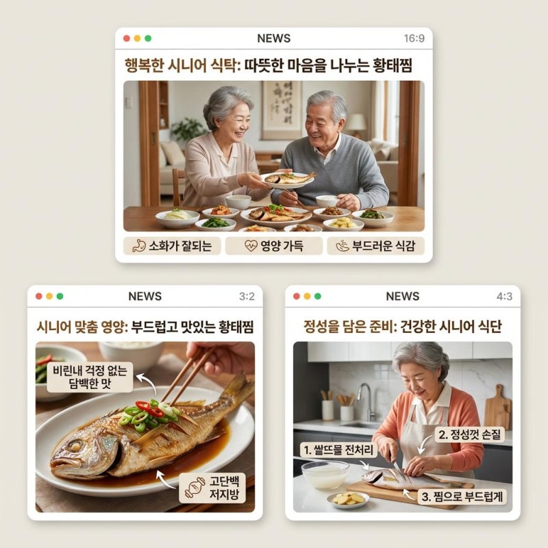 반건조 민어 찜｜비린내 싹 잡는 쌀뜨물 손질법과 시니어 보양 레시피