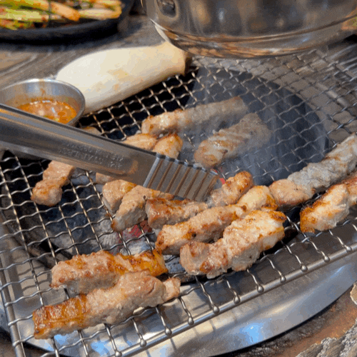  신내동 고기집 서울육부단, 참숯 초벌로 가둔 가성비 삼겹살과 사이드 메뉴 후기