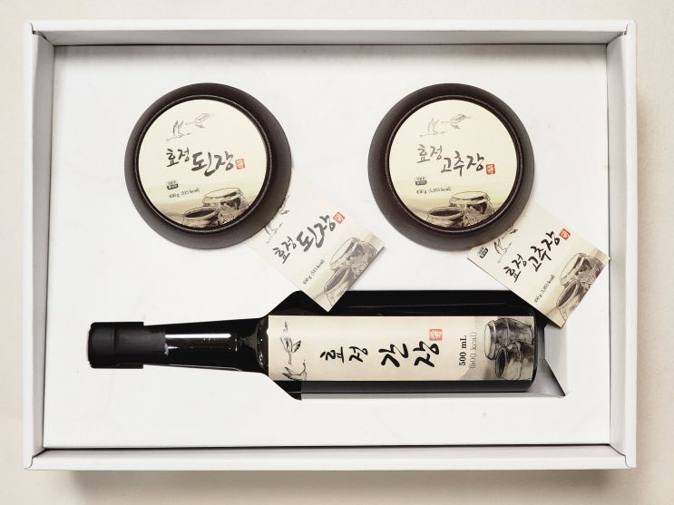 명절선물세트 고민 끝! 효정전통농원 전통장으로 마음 전하기