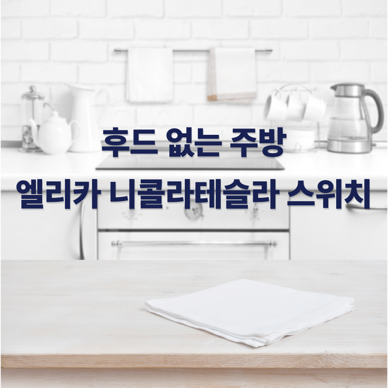 서초구 방배롯데캐슬 엘리카 니콜라 테슬라 스위치 설치 후기｜후드 없는 카페 같은 주방 완....