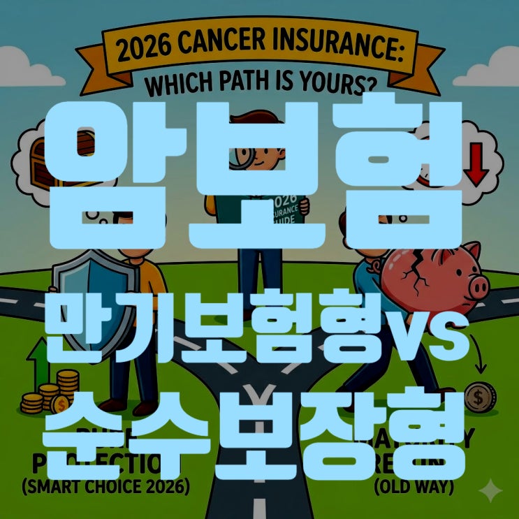  [2026 암보험 대분석] 만기환급형 vs 순수보장형, 금리 하락기인 지금 내게 유리한 선택은?