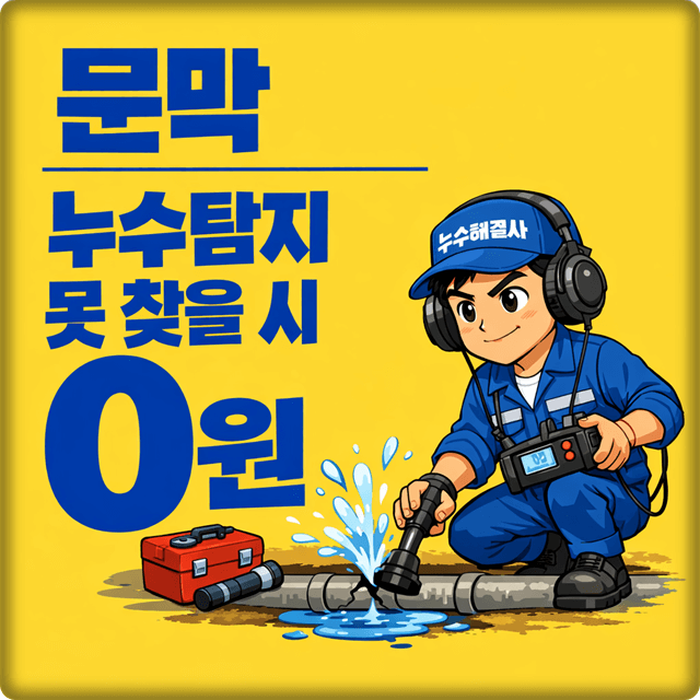  문막 누수 탐지 전문 업체 아파트 및 주택 누수 공사