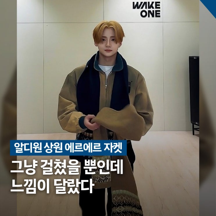  꾸안꾸 봄 아우터.. 알디원 상원 에르에르 빈티지 자켓
