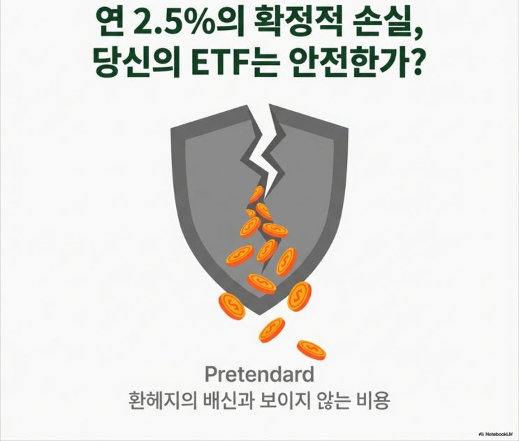 연 2.5%의 확정적 손실, 당신의 ETF는 안전한가? - 환헤지의 배신과 보이지 않는 비용