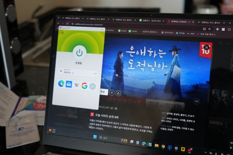  해외 한달살기 해외여행 필수품 한국 넷플릭스 OTT 익스프레스VPN