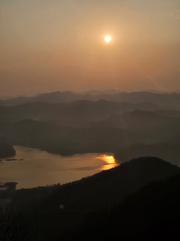  청주 문의 양성산, 작두산 일출 소요시간 등산코스