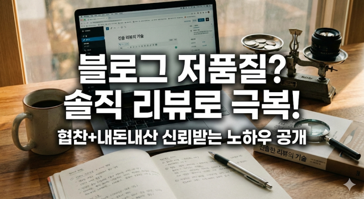  블로그 저품질 피하는 법, 내돈내산 섞어 공정위 문구 넣고도 신뢰받는 솔직 리뷰 노하우 3가지