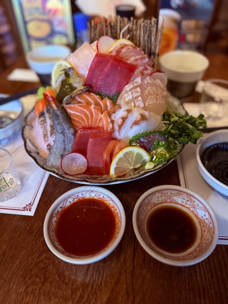  [경기시흥맛집] 은계에서 분위기 좋은 술집  이자카야 춘 은계점 모둠 사시미 먹부림 후기