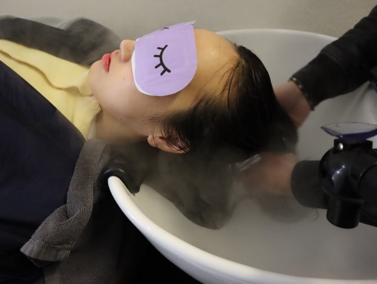  노원미용실 추천 예움헤어 서아디자이너 : 누워서받는 아모스 헤어클리닉 솔직후기