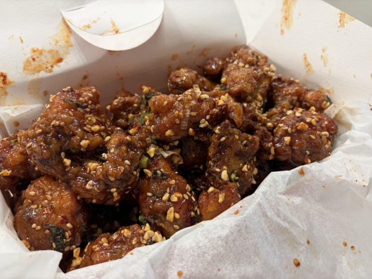  [부평시장역맛집] 장준영 닭강정 포장해서 먹은 후기
