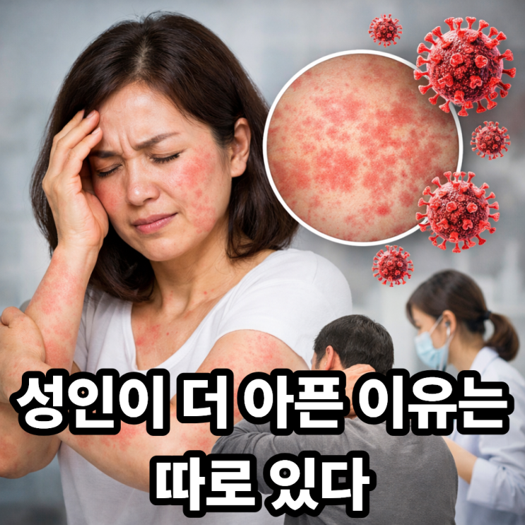  성인 감염성 홍반은 증상이 더 심할까? 아이와 다른 점 정리