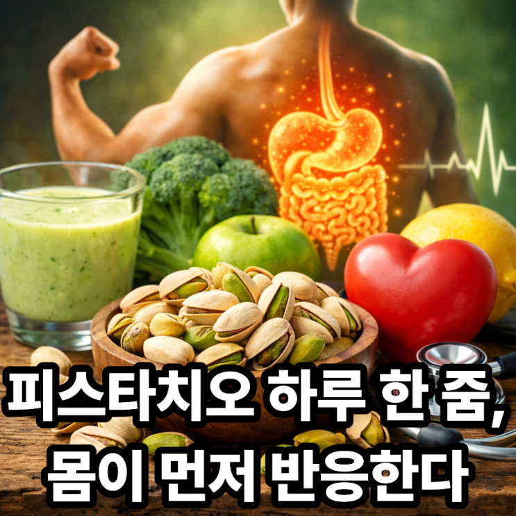  피스타치오를 매일 먹으면 몸에 생기는 변화｜하루 한 줌으로 달라지는 건강 신호