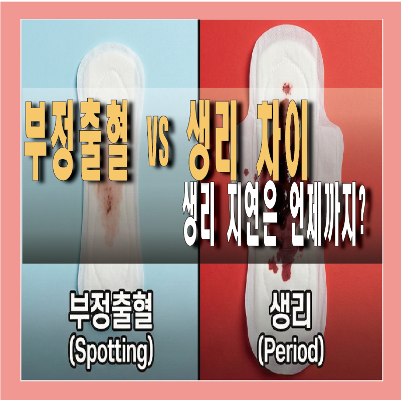 사후피임약 복용 후 부정출혈 vs 생리 차이점 구분법 (생리 지연 언제까지?)