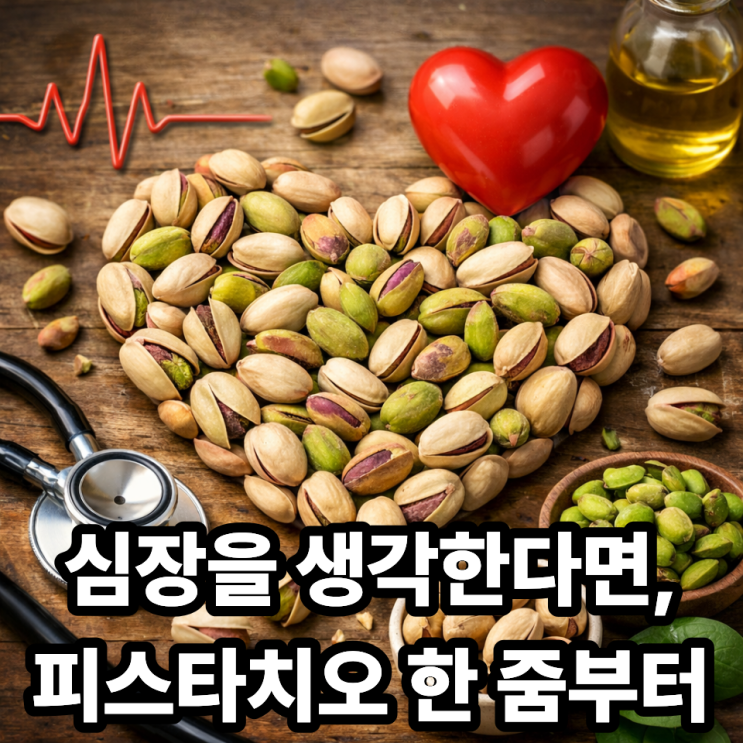  피스타치오가 심장 건강에 좋은 이유｜혈관·콜레스테롤 관리에 주목받는 견과류