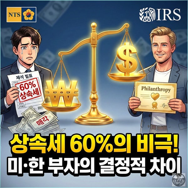  이재용은 팔고 게이츠는 기부한다? 한국 미국 부자 세금의 진실