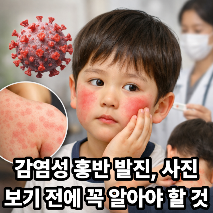  감염성 홍반 발진 사진 전에 꼭 알아야 할 특징｜사진만 보고 판단하면 위험한 이유