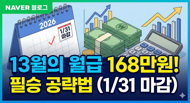  2026 연말정산 기간 일정, 13월의 월급 168만원 더 받는 필승 공략법 (1월 31일 마감)