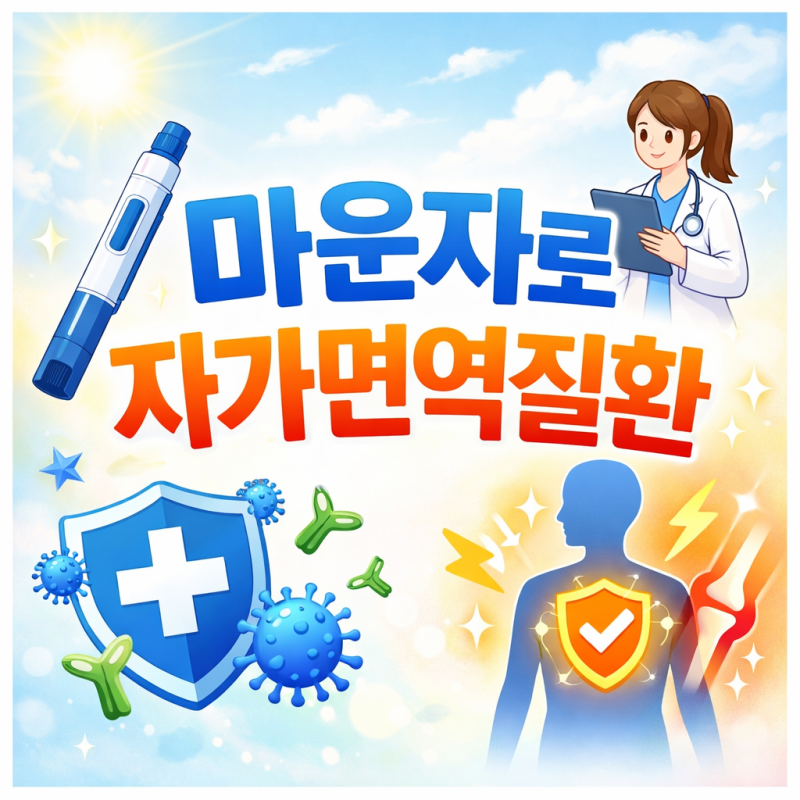 자가면역 질환시 마운자로/위고비 사용 총정리 (체중감소로 인한 2차적 효과주의)