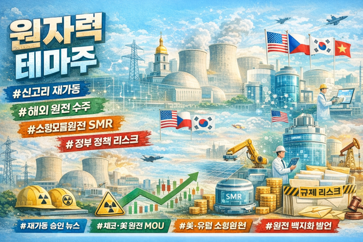  원자력 발전 관련주(테마주)에 대해