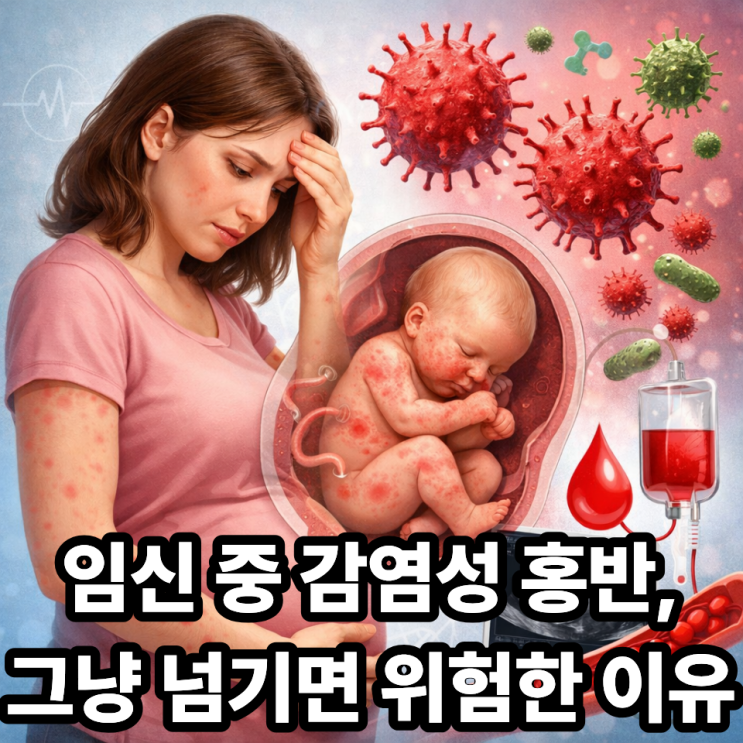  임신 중 감염성 홍반이 위험한 이유｜태아에게 미치는 영향 총정리