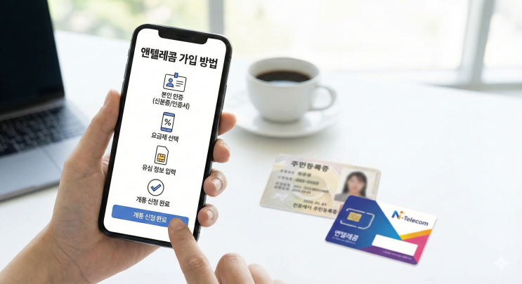  앤텔레콤 가입방법 정확한 개통 안내