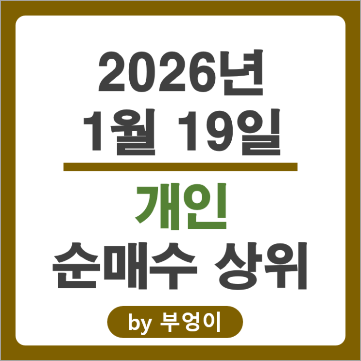 개인 순매수 주식 네이버 두산에너빌리티 알테오젠 현대자동차 주가