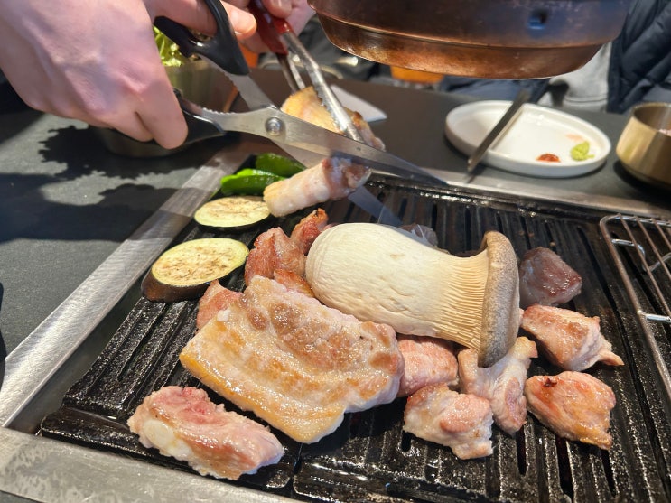  인천논현동 삼겹살맛집 회식장소 추천 더그릴육선