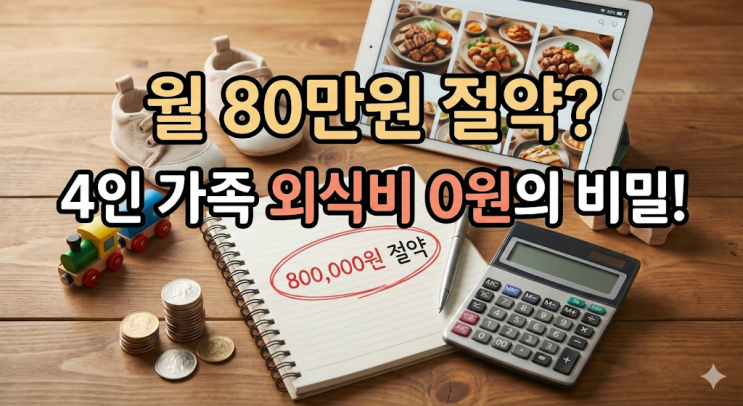  생활비 절약 팁, 4살 쌍둥이 아빠가 체험단으로 월 80만원 방어한 현실 가계부 언박싱