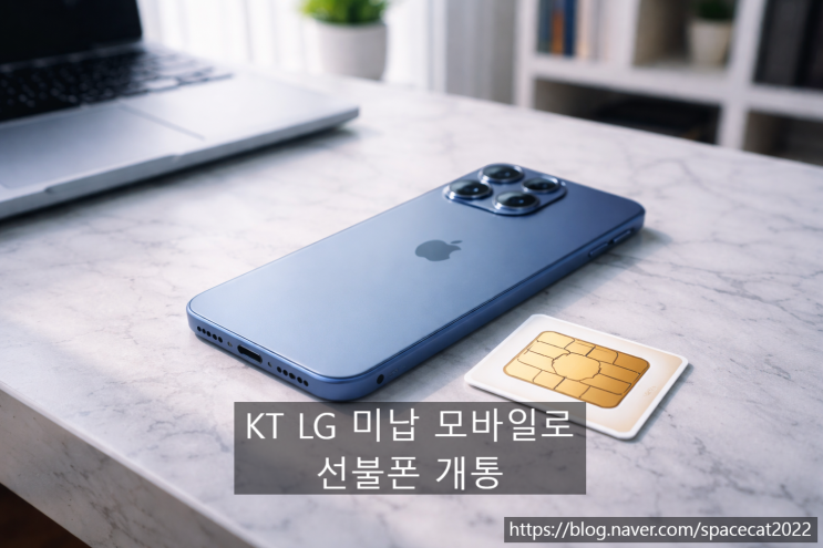  LG KT 수신정지 핸드폰 선불폰 개통 핵심정리