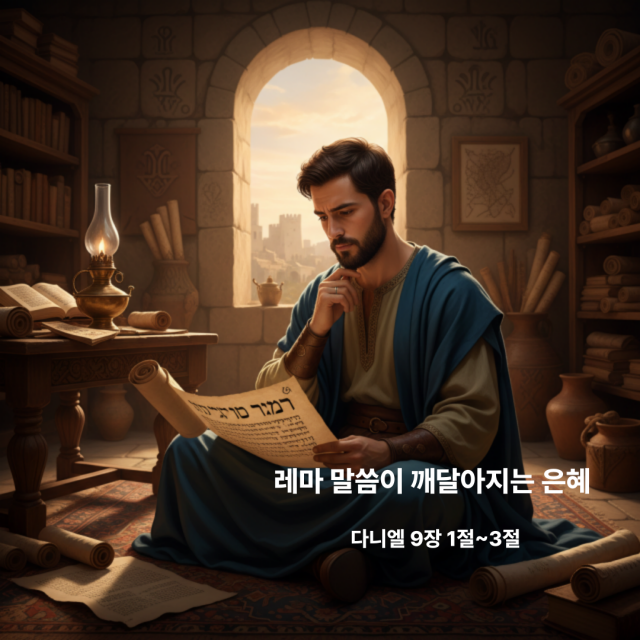  레마 말씀이 깨달아지는 은혜 다니엘 9장 1절~3절