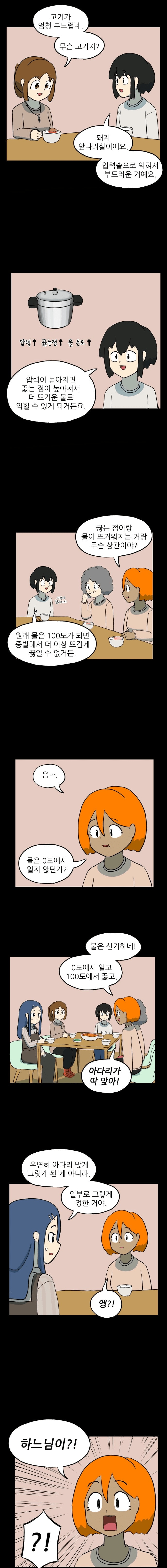  물의 끓는점이 100도인 이유.manhwa