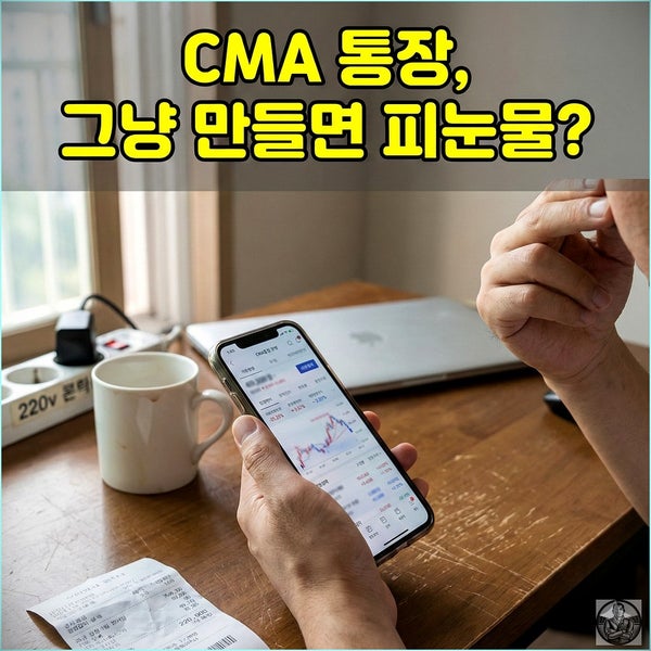  CMA 통장 단점, 모르고 가입하면 피눈물? (3가지 팩트)