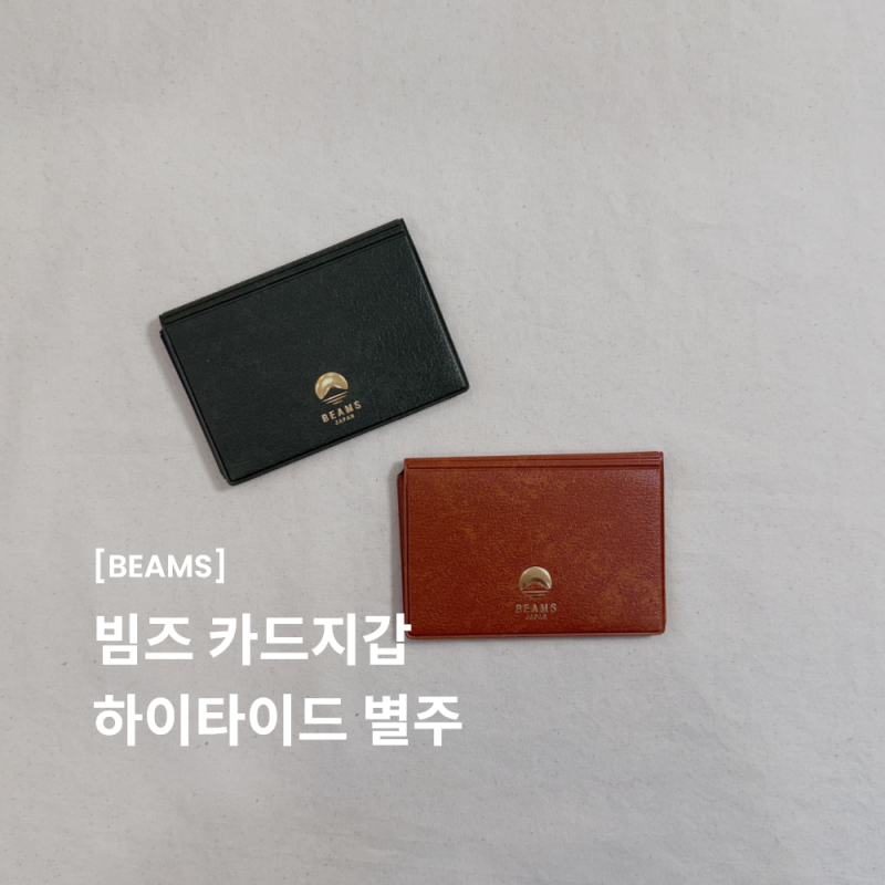 [빔즈] 카드지갑 하이타이드 별주 콜라보 일본정식발매품