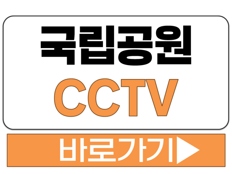  국립공원 실시간 CCTV 화면 라이브 확인하기 보기 열람 조회 방법 PC 모바일
