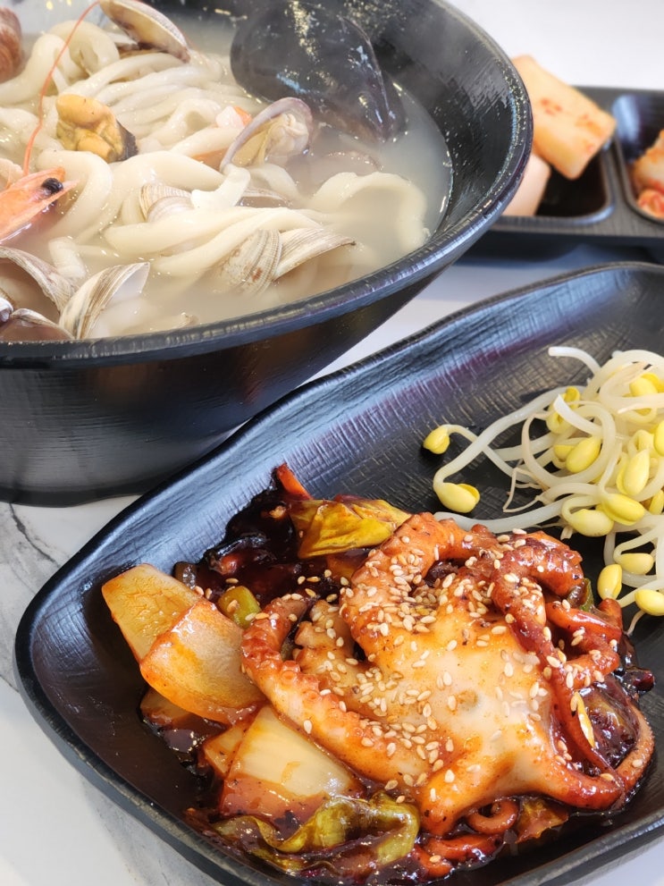  인스파이어리조트맛집  을왕리해물파전 우리밀칼국수