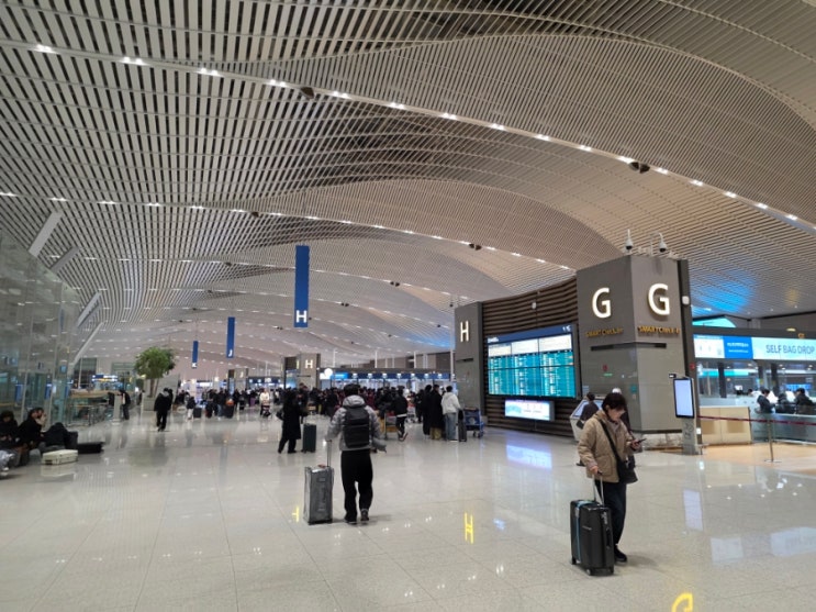 <b>인천공항</b>출국 제1여객터미널 2터미널 항공사 위치 리스트