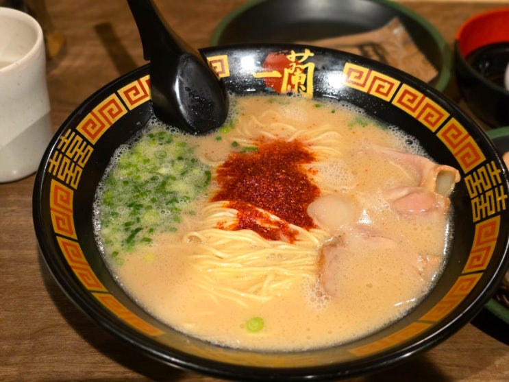  나고야 라멘 맛집 이치란라멘 메뉴 가격 주문 방법 황금레시피 맵기 꿀팁