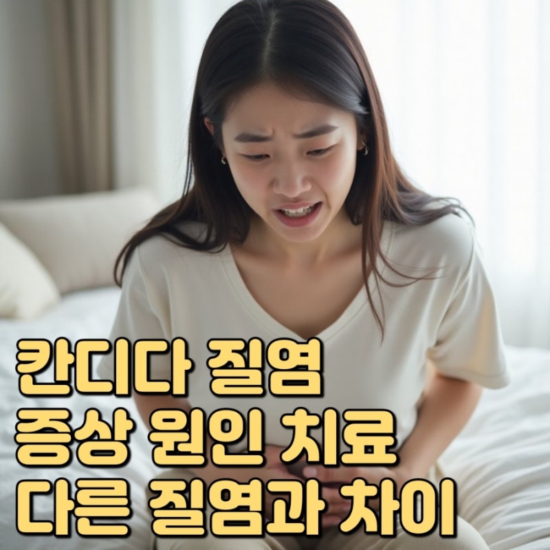 칸디다 질염 증상 원인 치료, 다른 질염과 차이, 칸디다균 전염 관계