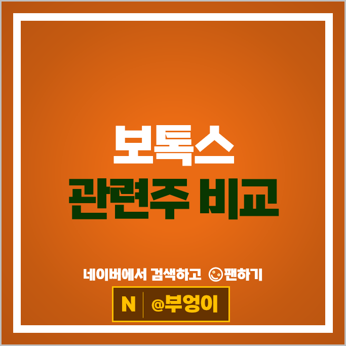 보톡스 피부미용관련주 메디톡스 주가 휴젤 디에스케이 주식