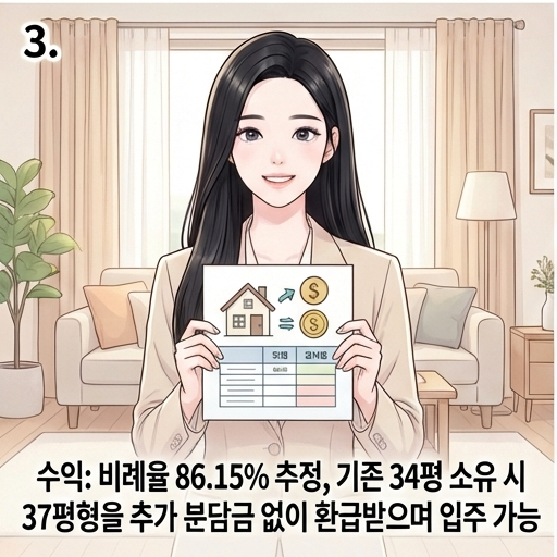  잠실주공5단지 재건축 분담금 조합원 분양가 일반분양가 비례율 33평 35평 매매가격과 시세차익 10억
