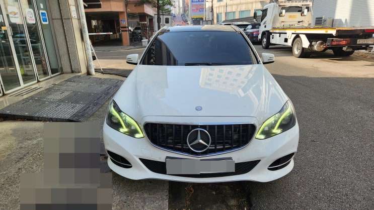  인천 벤츠 w212 순정 모니터 오디오 전원 불량 수리 작업