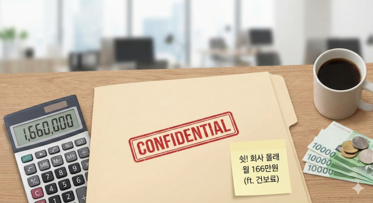  직장인 투잡 겸업금지 기준? 월 166만원 넘지 않으면 회사 몰래 알바 절대 안 걸립니다 (건보료 팩트체크)